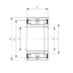 IKO BEARING NAG 4909UU 1 Bearing NAG 4909UU