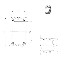 IKO BEARING TAF 121916 1 Bearing TAF 121916